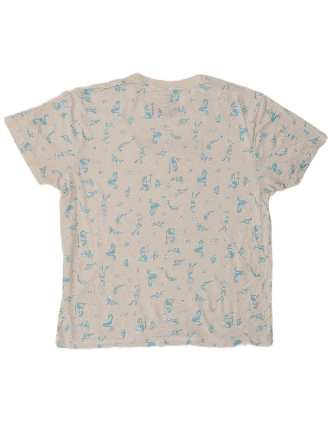 HURLEY Мужская футболка с рисунком Топ среднего размера, белый хлопок