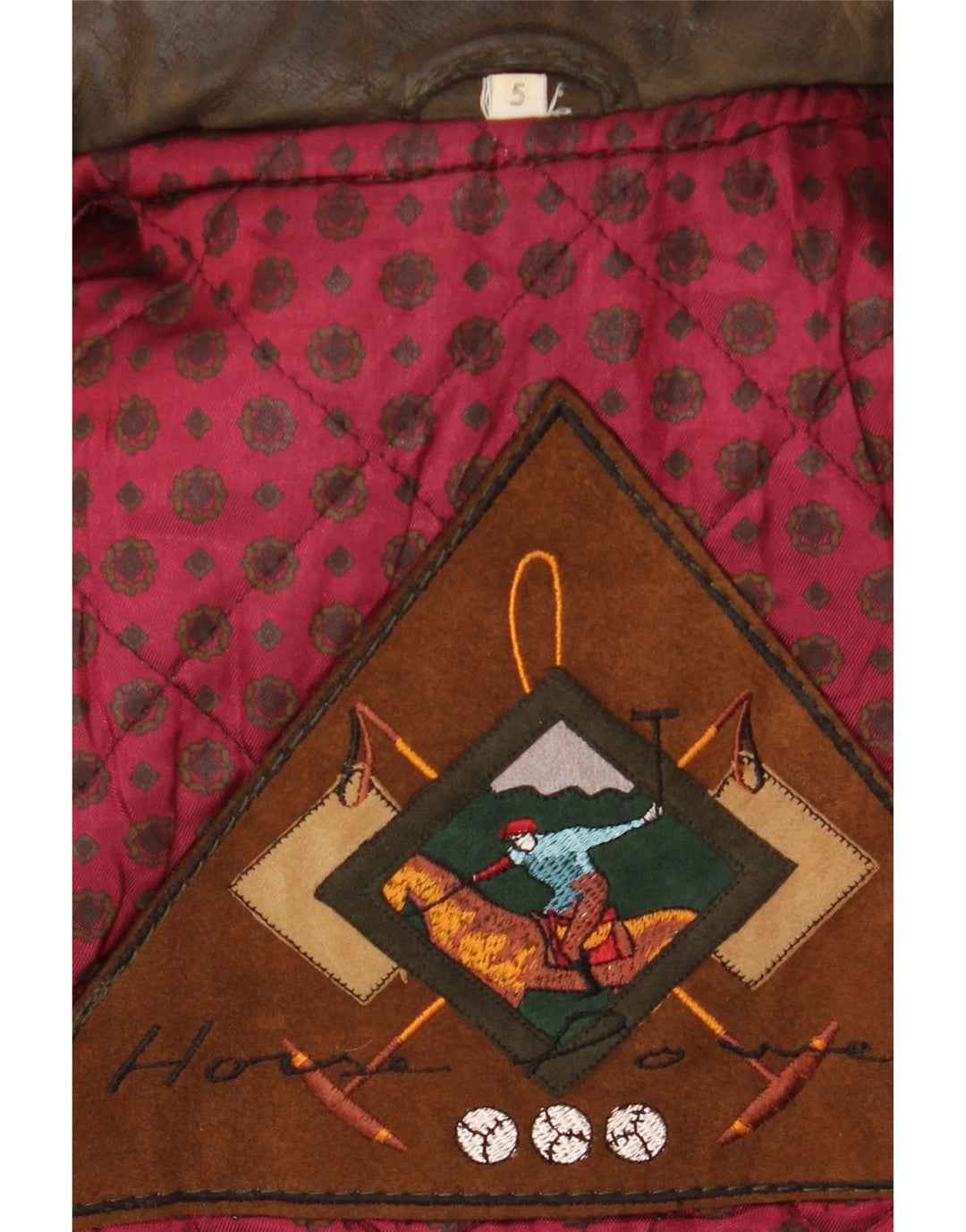 Винтажная мужская вязаная кожаная куртка UK 42 XL, цвет хаки, классика с цветными блоками