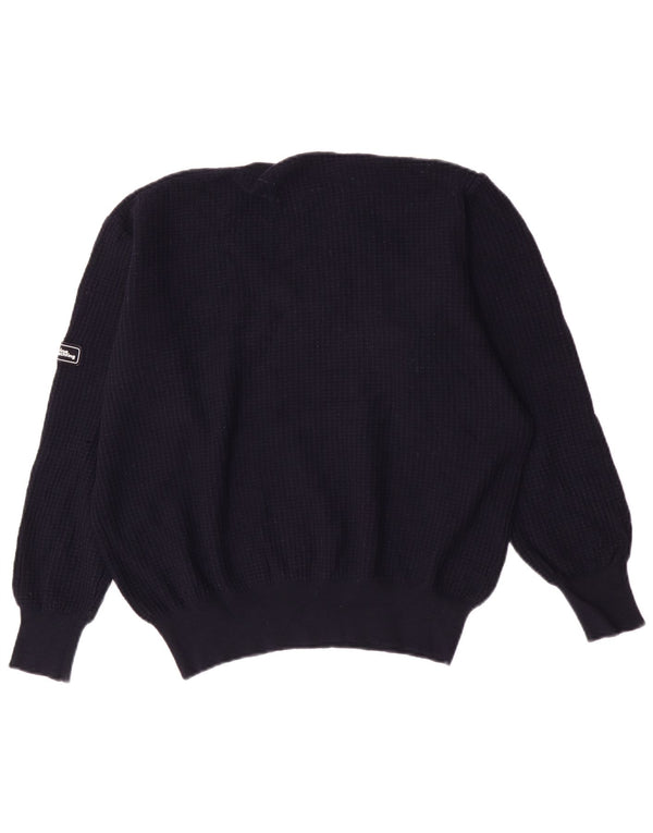 Мужской джемпер с v-образным вырезом Marina Yachting UK 42, большой темно-синий, новая шерсть