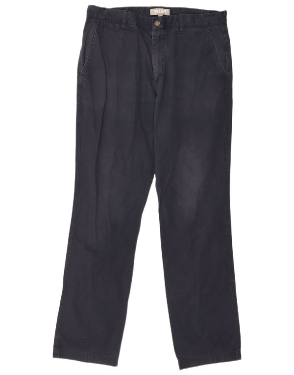 Мужские прямые брюки чинос Lyle & Scott W36 L33 Темно-синий хлопок