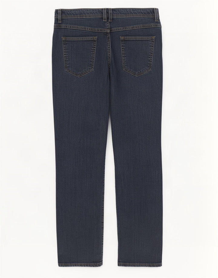 Женские прямые джинсы Marks & Spencer UK 14 Medium W30 L30 Темно-синие