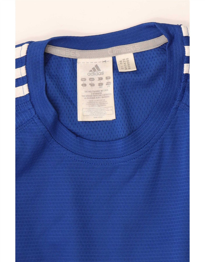 Мужская футболка Adidas Top Large Blue из полиэстера