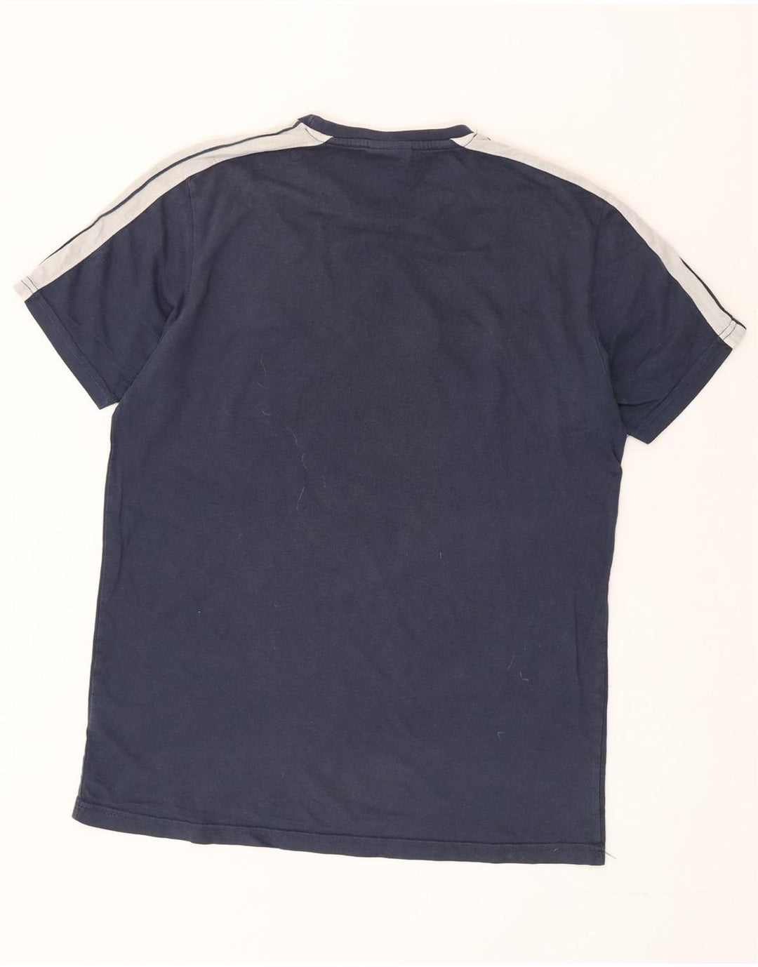 Мужская футболка ELLESSE, средний темно-синий, хлопок с цветными блоками