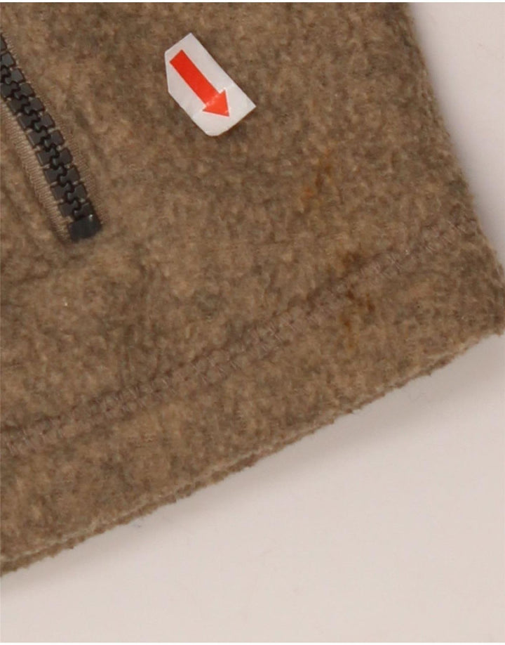 Женская флисовая куртка EDDIE BAUER UK 14, средний коричневый полиэстер