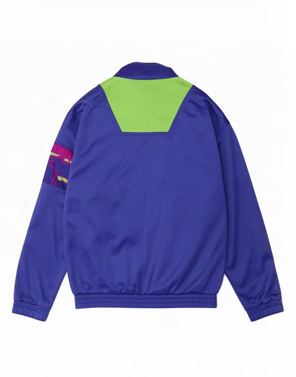 Fila Boys Tracksuit Top Jacket 11-12 Years Blue Colourblock Triacetate