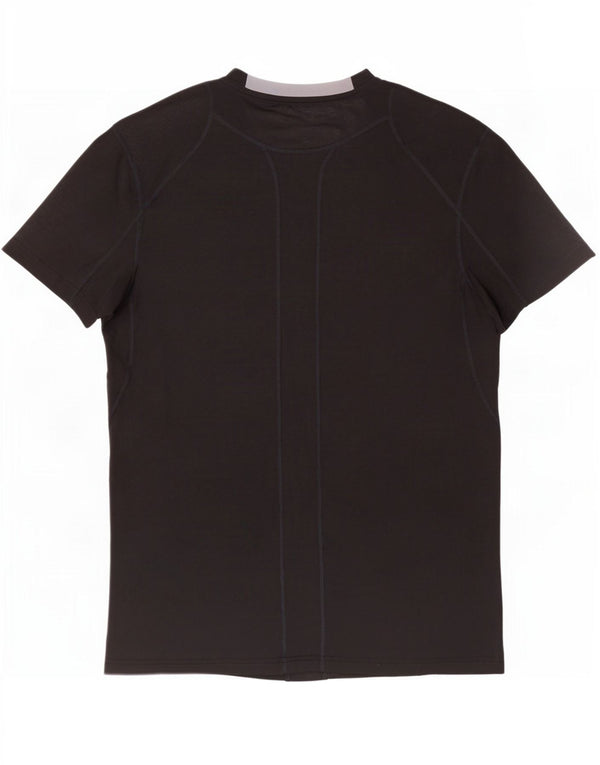 Мужская футболка Nike Dri Fit с графическим рисунком, средний черный полиэстер