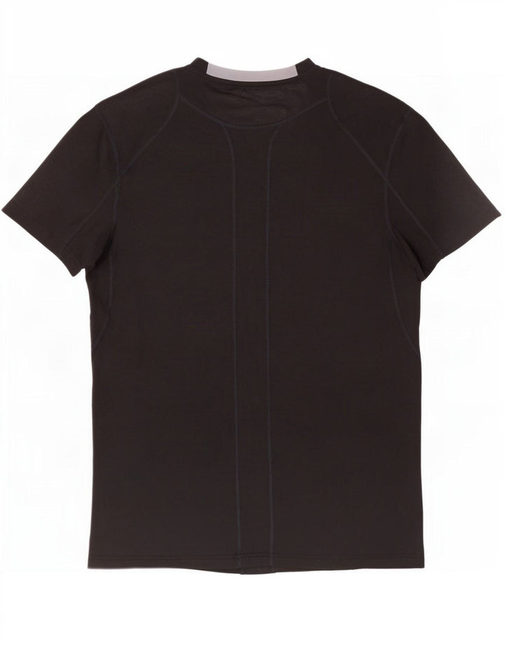 Мужская футболка Nike Dri Fit с графическим рисунком, средний черный полиэстер
