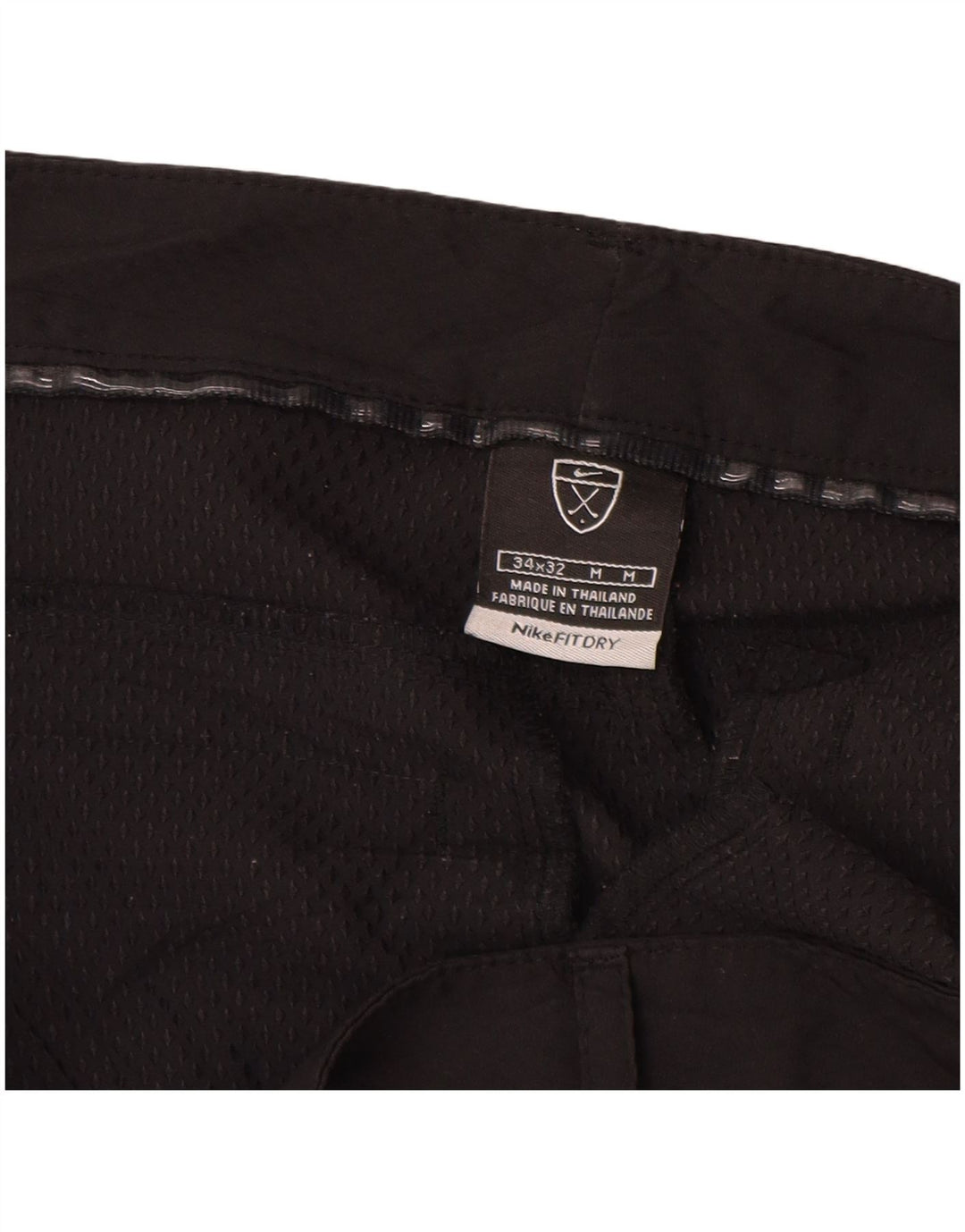 Мужские прямые повседневные брюки NIKE W34 L32, черные, полиэстер