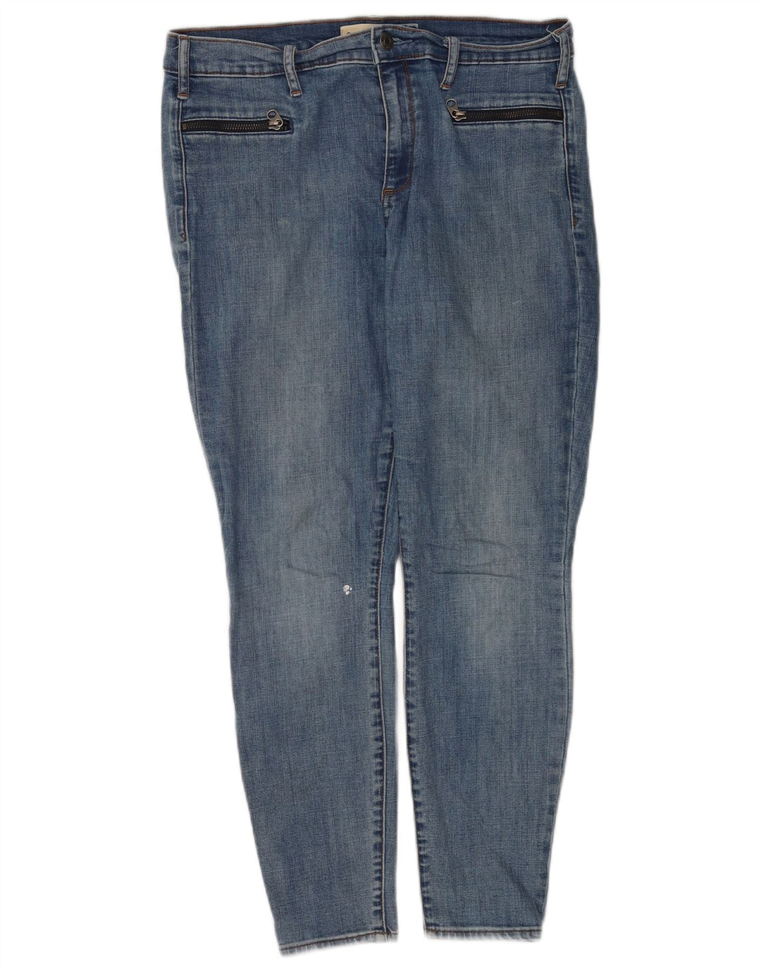 Женские джинсы скинни Gap W30 L27, синие, хлопок