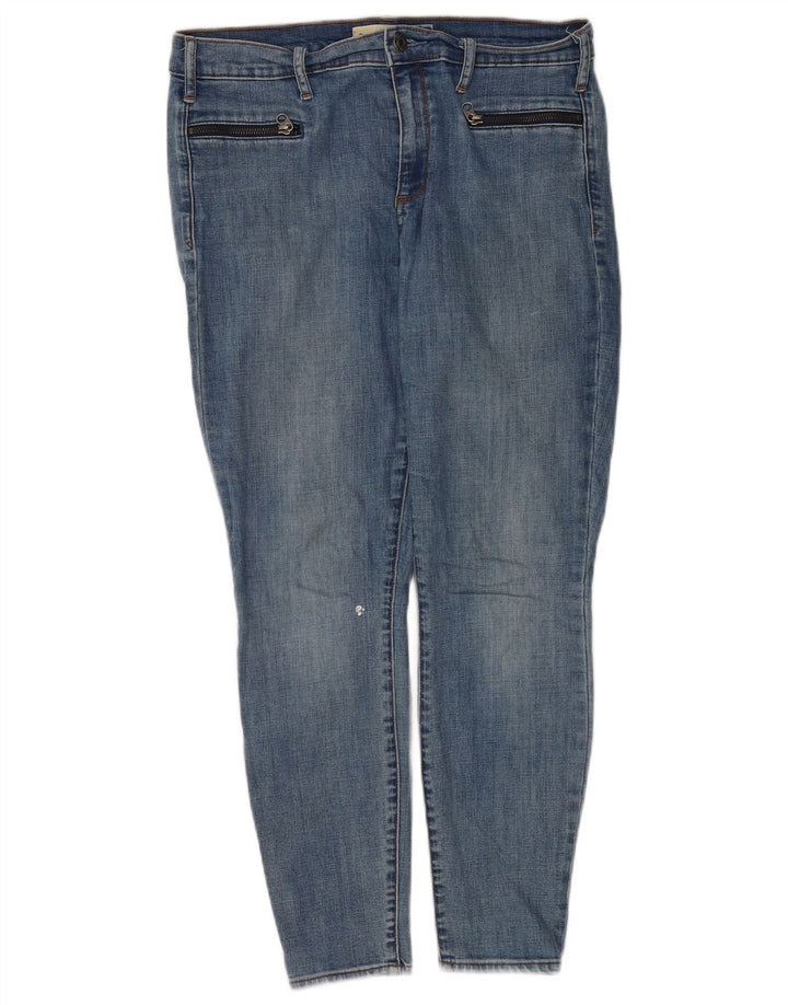 Женские джинсы скинни Gap W30 L27, синие, хлопок