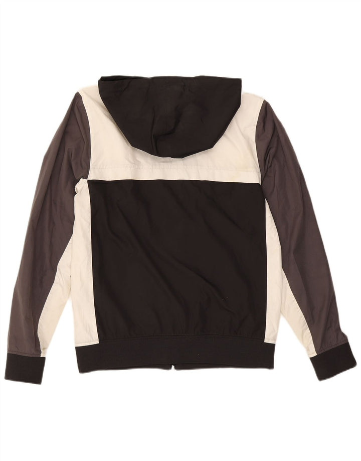 Мужская спортивная куртка с капюшоном Vans, маленькая черная полиэстер с цветными блоками