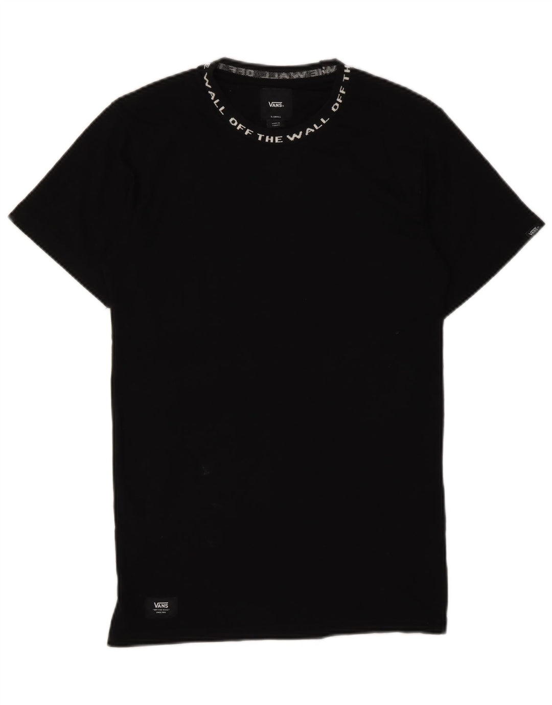 Мужская футболка с рисунком Vans Top XS, черный хлопок