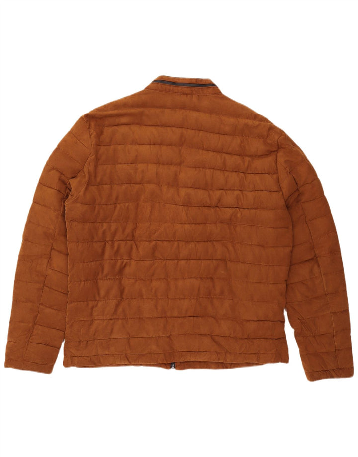 Мужская стеганая куртка CLAYTON UK 44 2XL коричневый