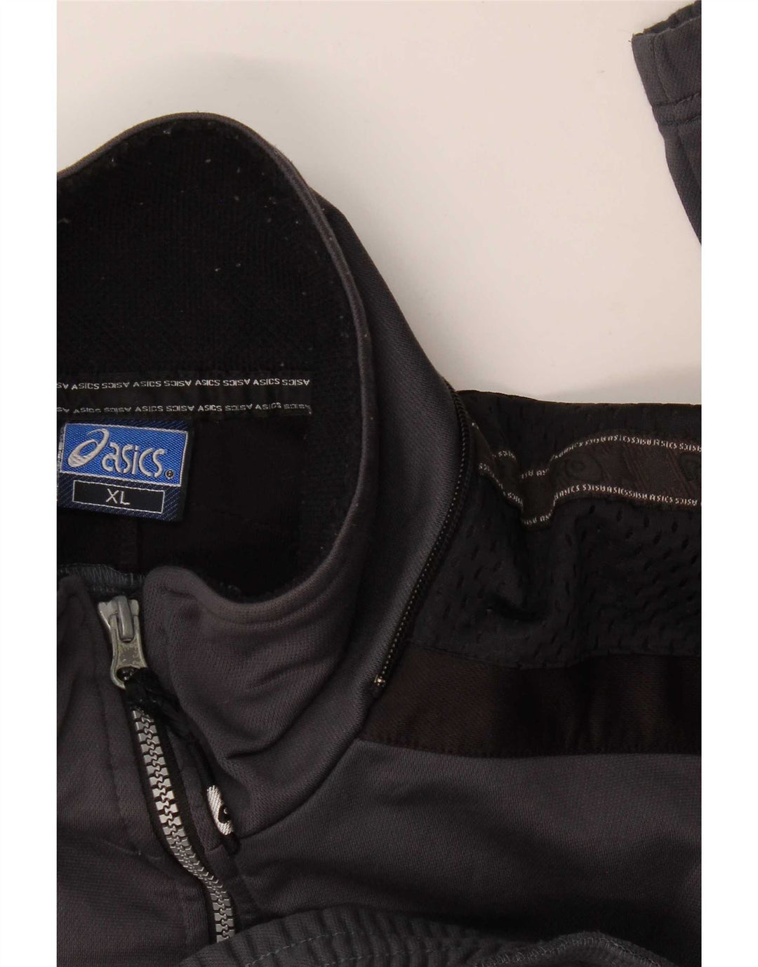 Мужская спортивная куртка Asics XL серая с цветными блоками