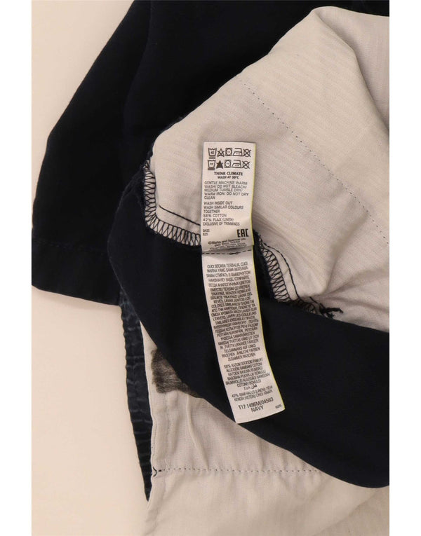 Мужские шорты чинос Marks & Spencer Autograph Medium W32, темно-синие, хлопковые