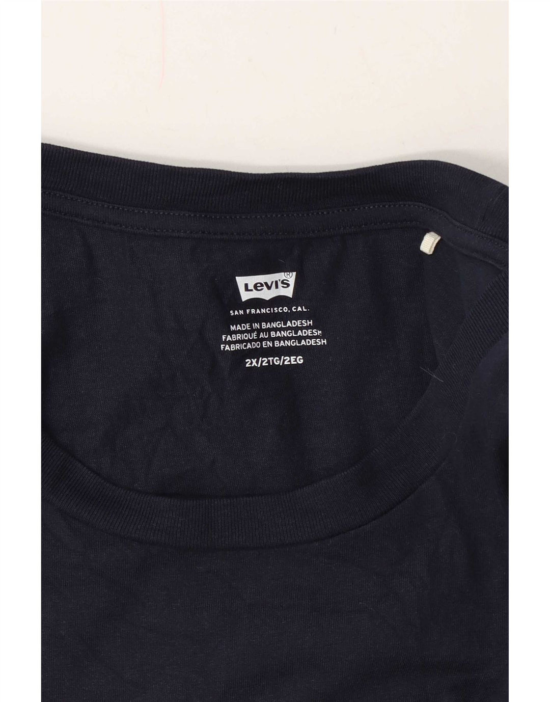 Мужская футболка с рисунком Levi's Top 2XL Темно-синий