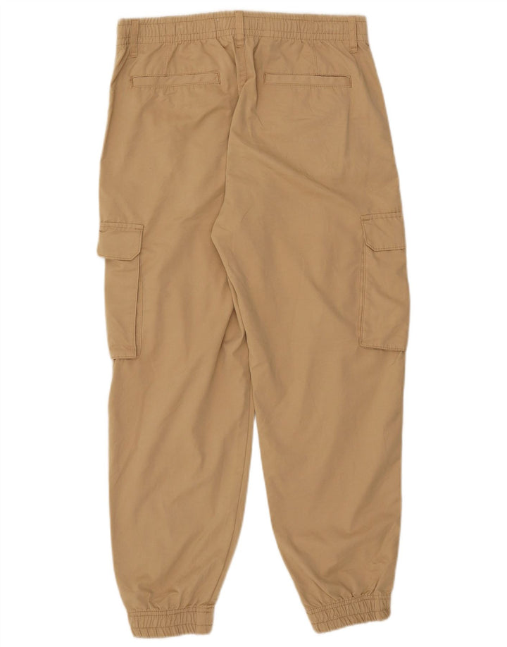 Мужские укороченные брюки-карго Zara W31 L25 бежевые