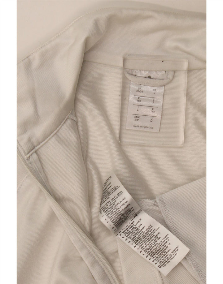 Мужская спортивная куртка Adidas UK 36/38, маленький белый полиэстер