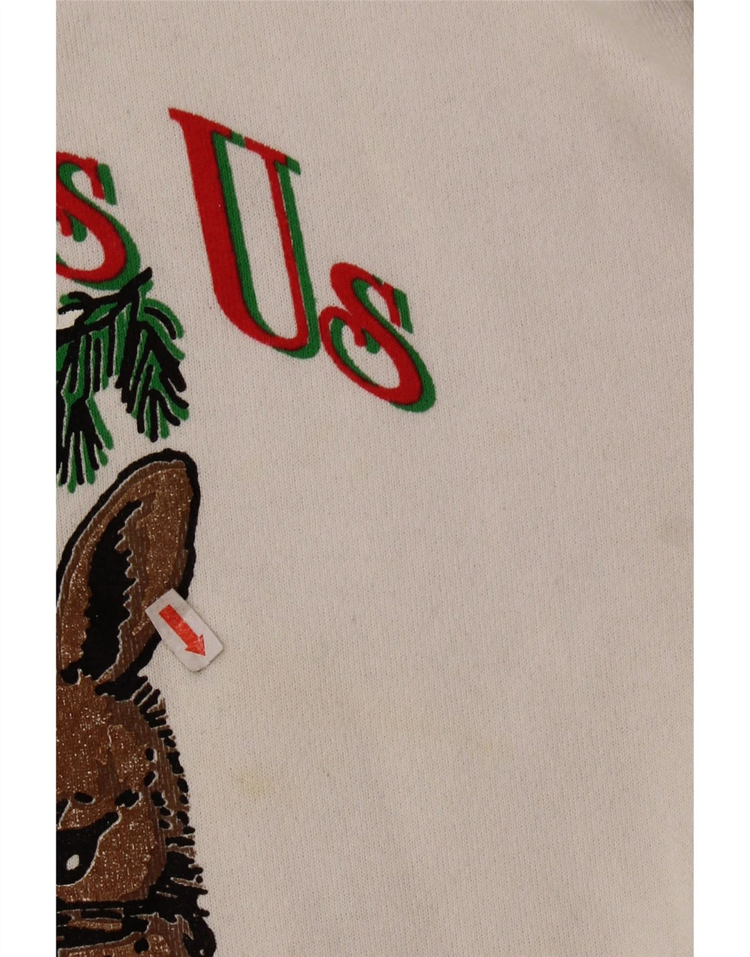 TULTEX Женский свитер с рисунком UK 16, большой белый хлопок