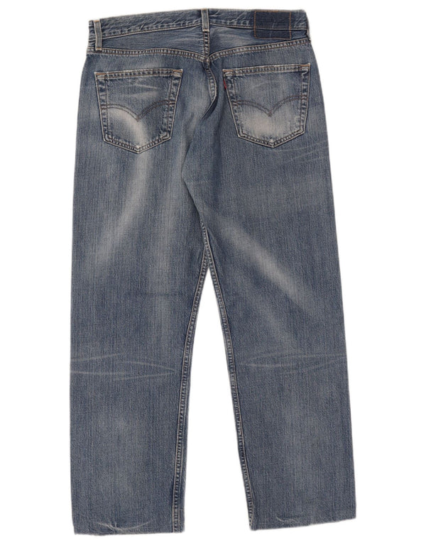 Мужские прямые джинсы Levi's 501 W34 L27, синий хлопок