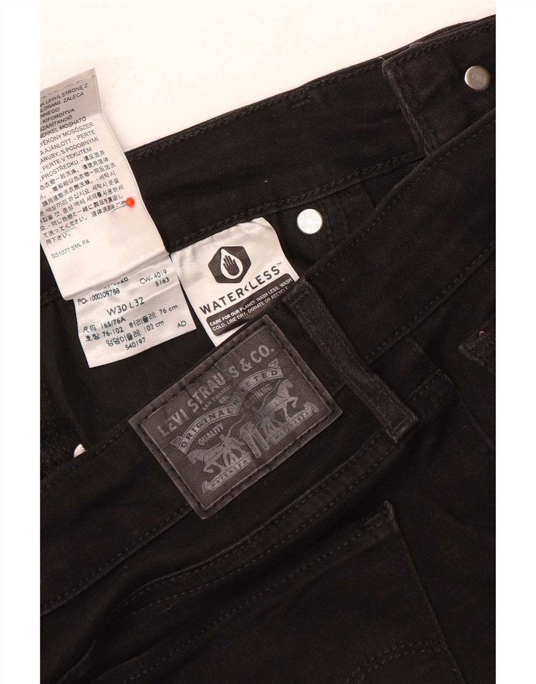 Женские узкие джинсы Levi's 712 W30 L32, черный хлопок