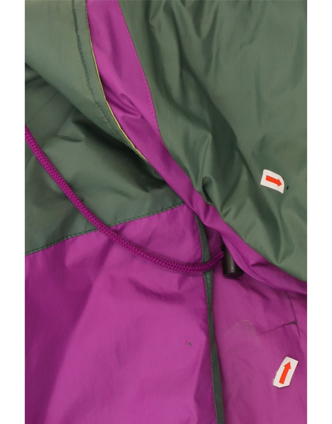Мужская куртка-дождевик CAMPAGNOLO с капюшоном UK 40, большая разноцветная с цветными блоками