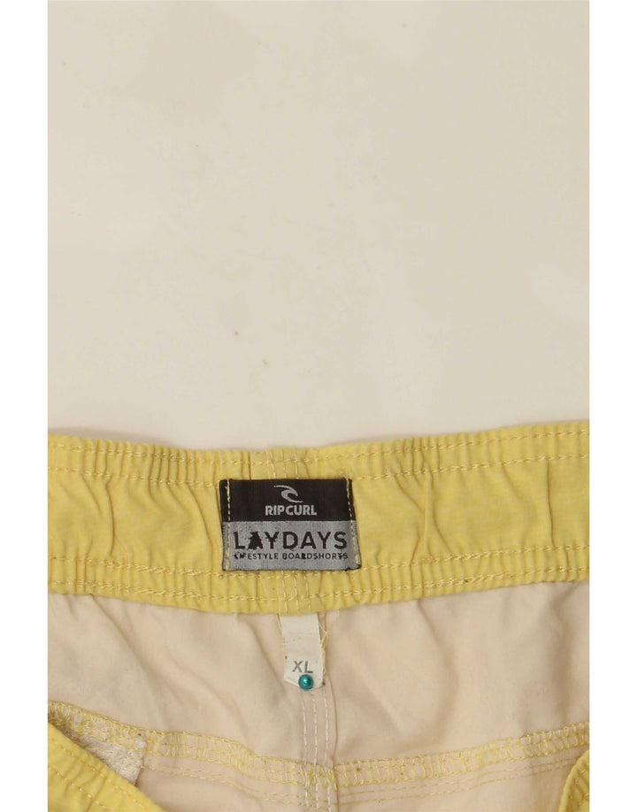 Мужские шорты для плавания Rip Curl XL, желтые цветные блоки