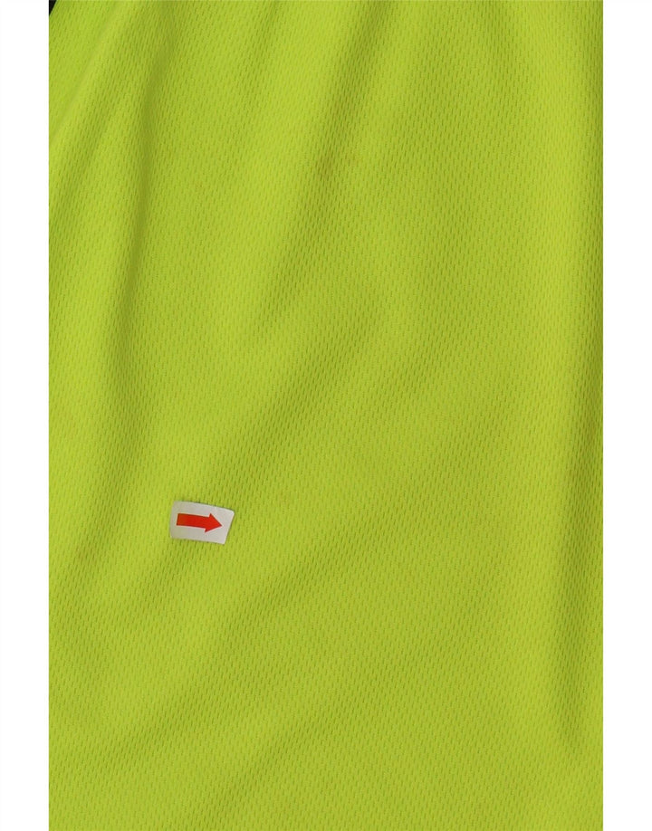 ADIDAS Boys Sport Shorts 10-11 Years Medium Green Polyester