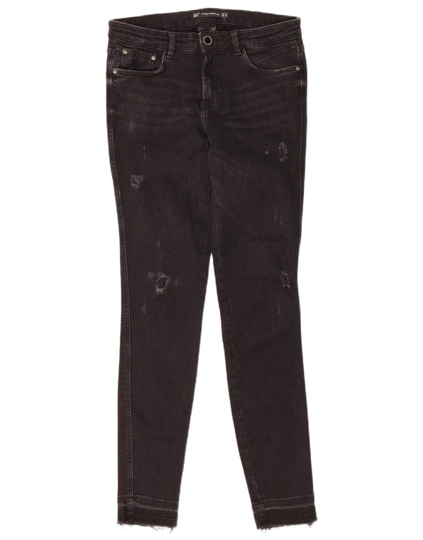 Женские джинсы скинни Zara Trafaluc EU 38 Small W28 L29, черные