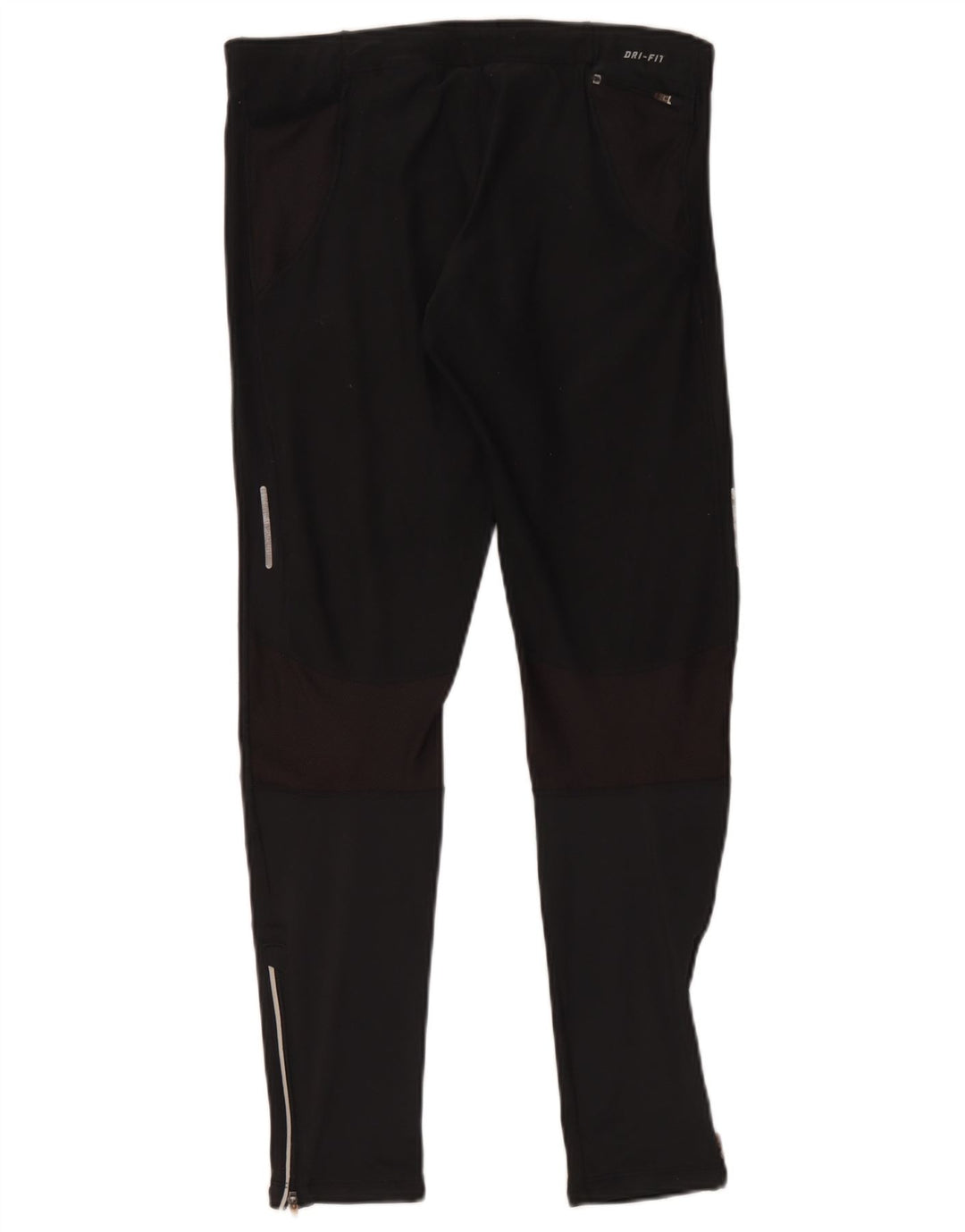 Женские леггинсы Nike Dri Fit UK 14, средний черный полиэстер