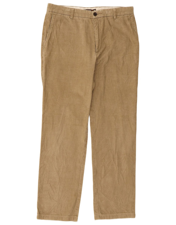 Мужские прямые вельветовые брюки Dockers W32 L29, бежевый хлопок