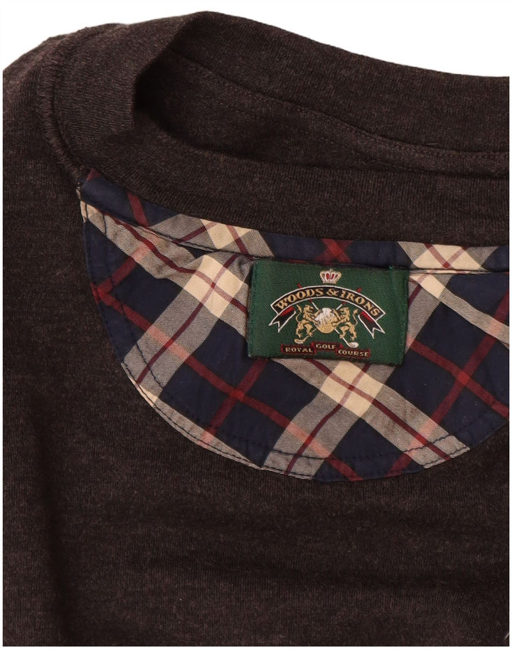 Мужской свитер WOODS & IRONS XL, коричневый