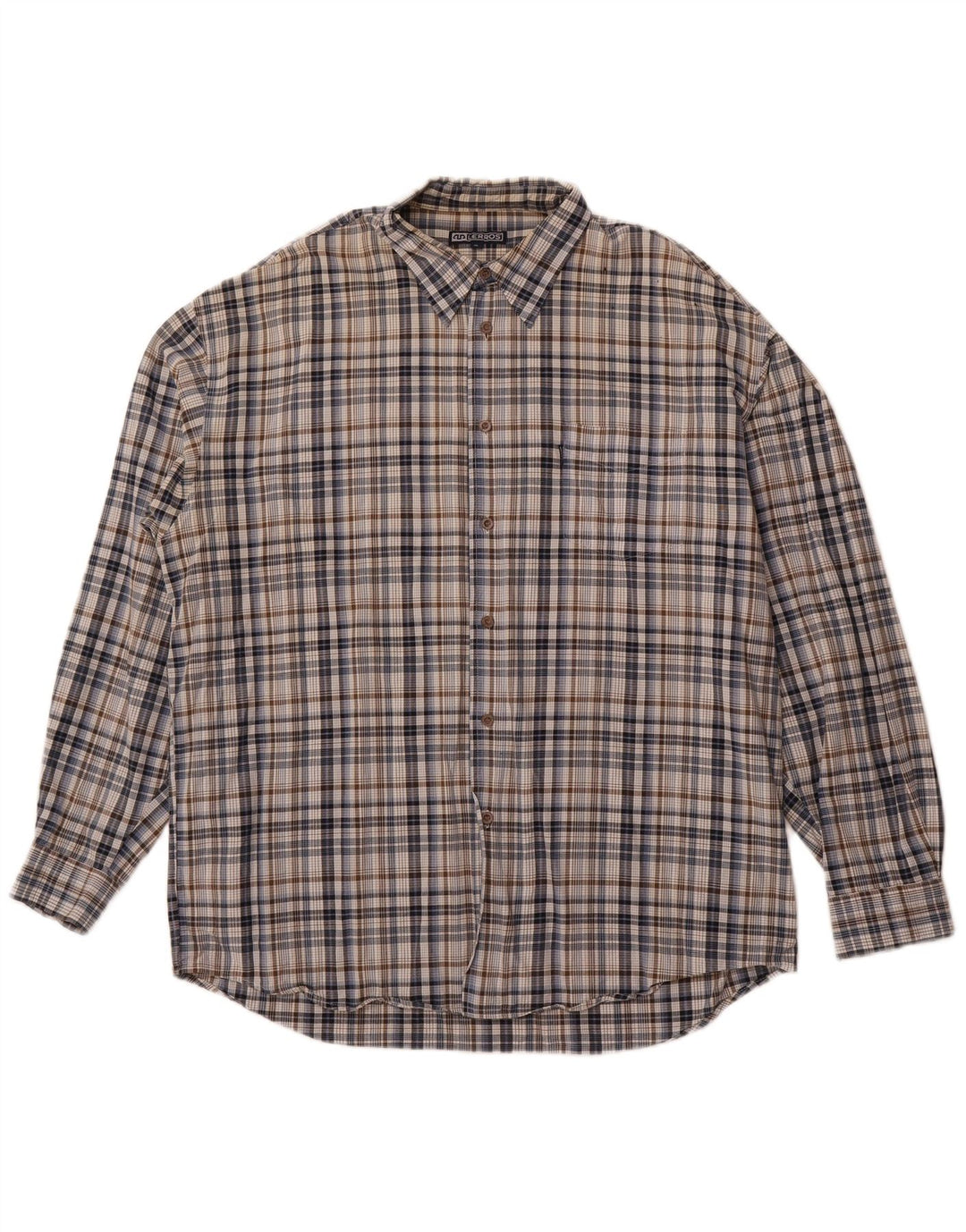 Мужская рубашка LERROS XL в разноцветную клетку, хлопок