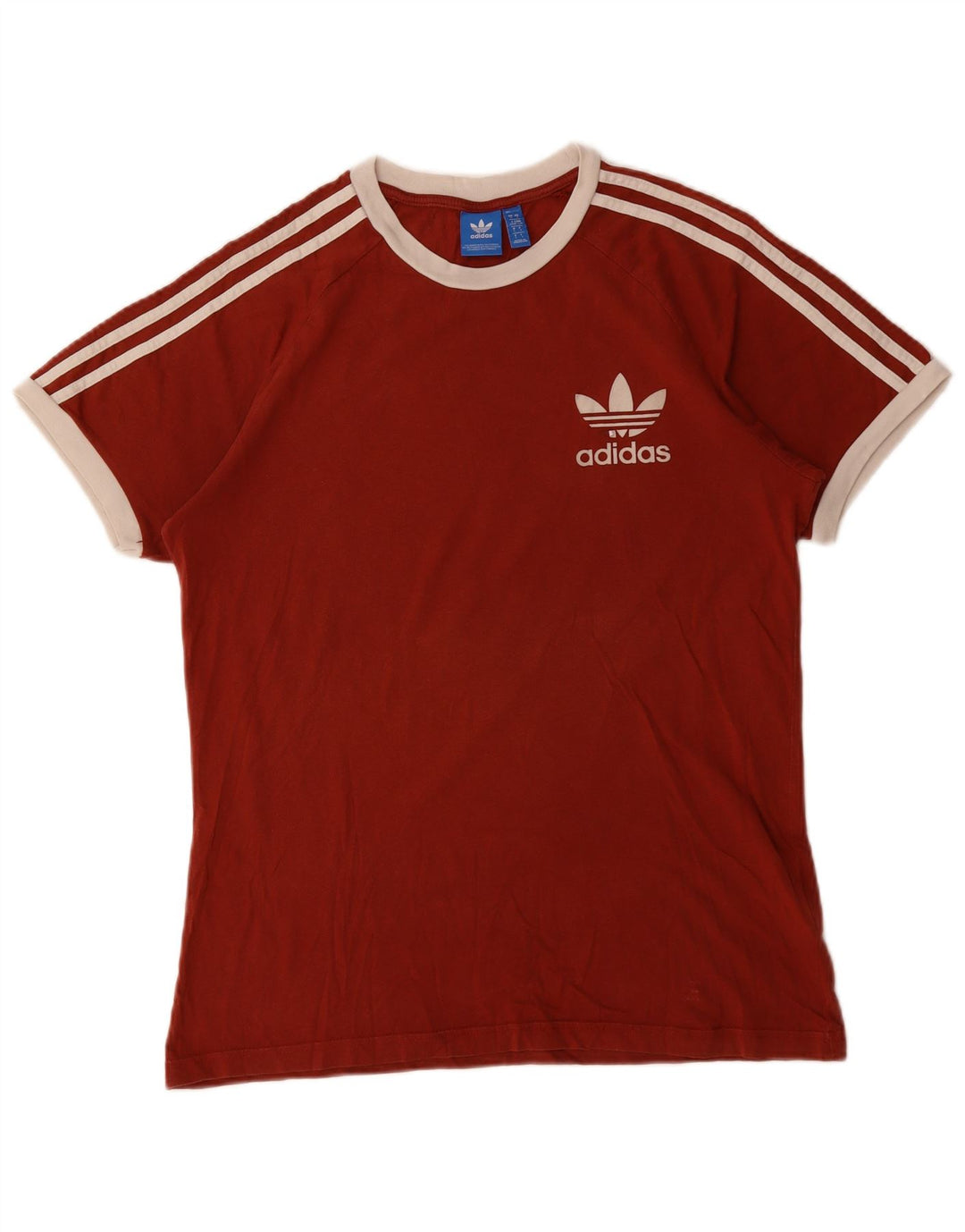 Adidas Мужская футболка Top Large Burgundy Cotton