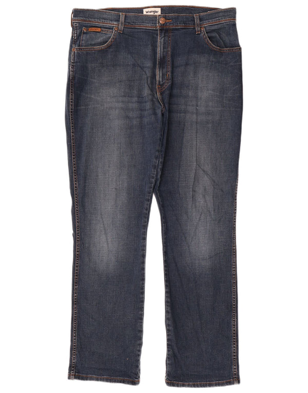 Мужские прямые джинсы Wrangler Texas W38 L32, синий хлопок
