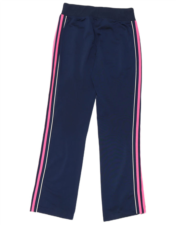 Женские спортивные брюки Adidas UK 8, маленькие, темно-синие, полиэстер
