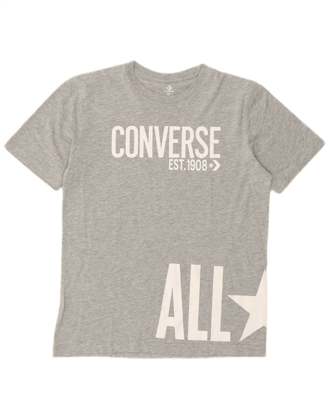 Футболка с рисунком Converse Boys Топ 13-14 лет XL Серый
