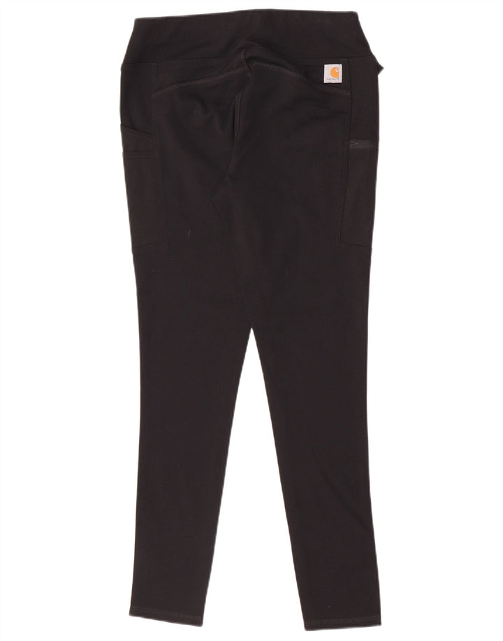 Женские облегающие леггинсы Carhartt, размер США 4/6, маленькие, черные