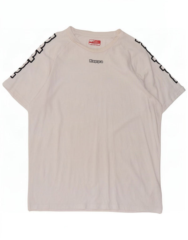Мужская футболка с рисунком Kappa Top XL, белый хлопок