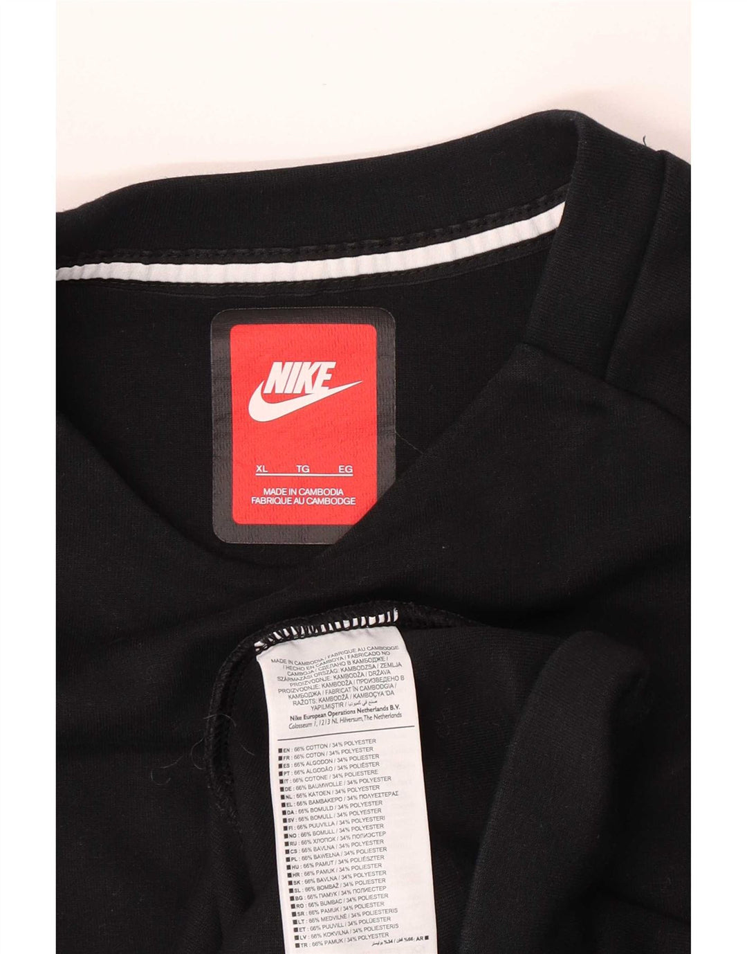 Мужская толстовка Nike Jumper XL, черный хлопок