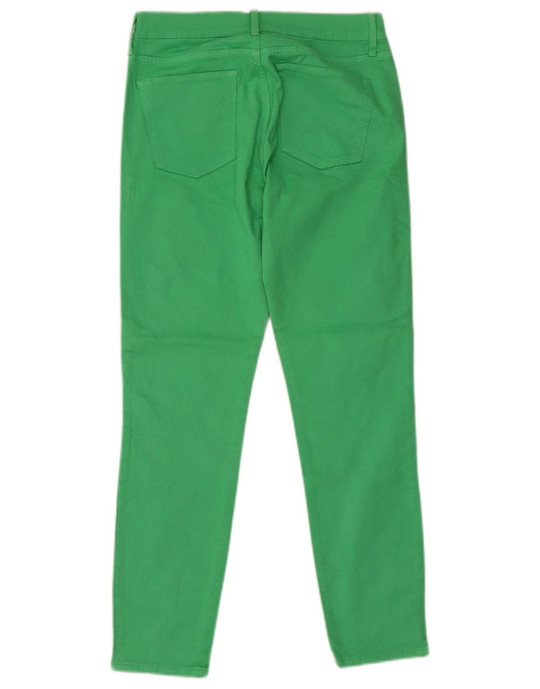 Женские леггинсы скинни Gap W28 L27, зеленый хлопок