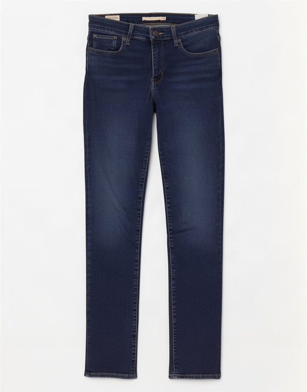 Женские джинсы Levi's 712 Slim W28 L30 Темно-синие, хлопок