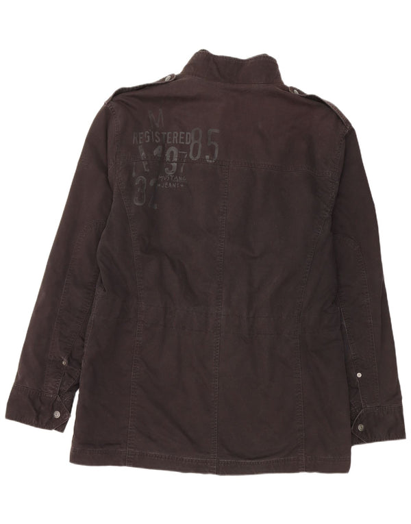 Мужская куртка в стиле милитари Mustang UK 42 XL, черный хлопок