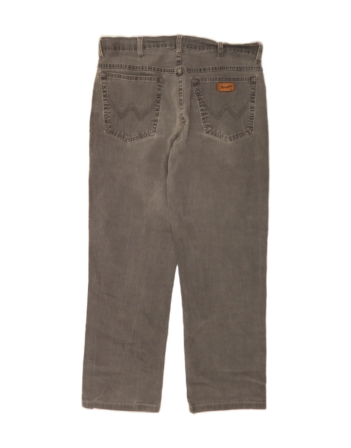 WRANGLER Mens Texas Stretch Straight Jeans W33 L26 Grey Cotton Vintage Wrangler and Second-Hand Wrangler from Messina Hembry 