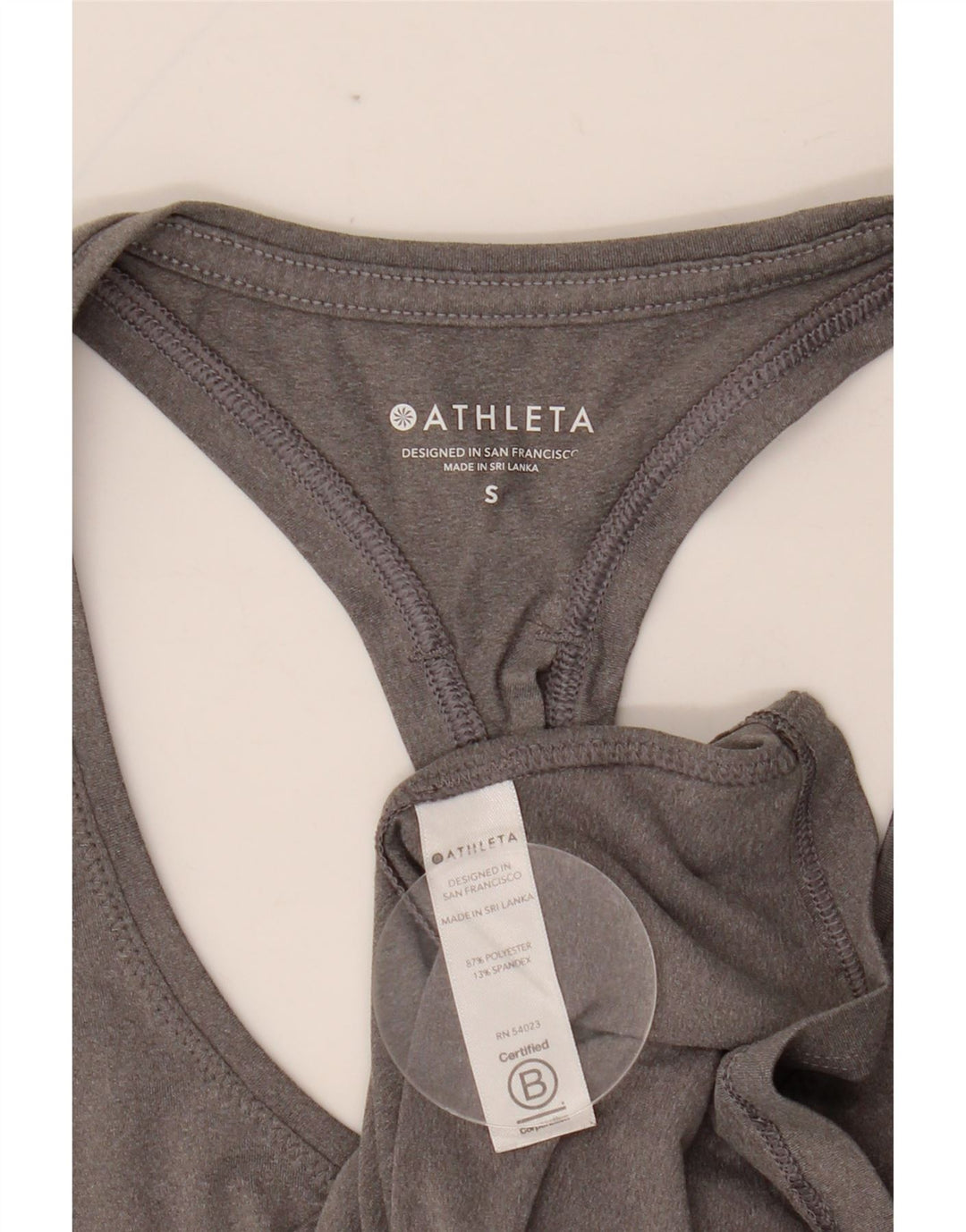 Женский жилет ATHLETA Top UK 8, маленький, серый, полиэстер