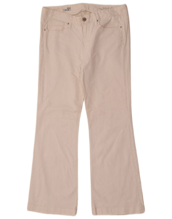 Женские джинсы Gap Bootcut США 12, большие размеры W31 L31, белый хлопок