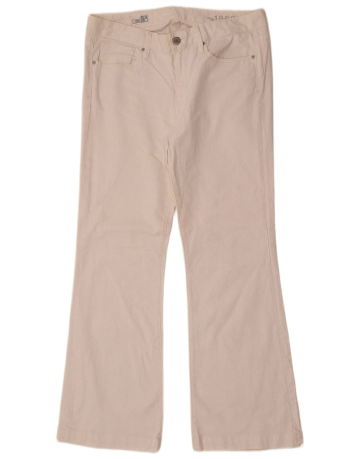 Женские джинсы Gap Bootcut США 12, большие размеры W31 L31, белый хлопок