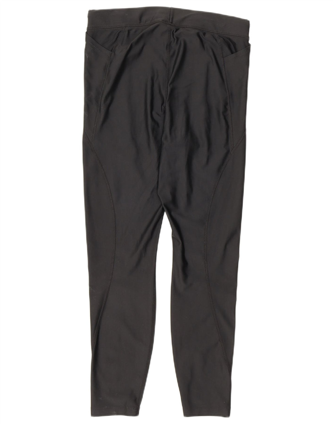 Женские укороченные леггинсы Nike Dri Fit UK 12, средний черный полиэстер