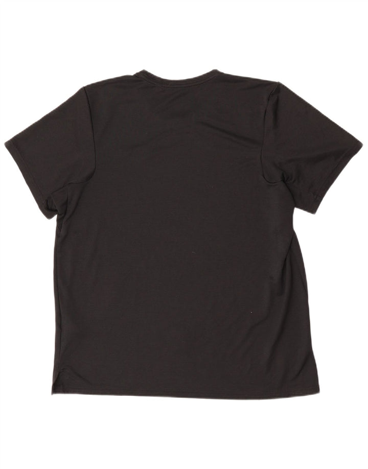 Мужская футболка Nike Dri Fit, большой черный полиэстер
