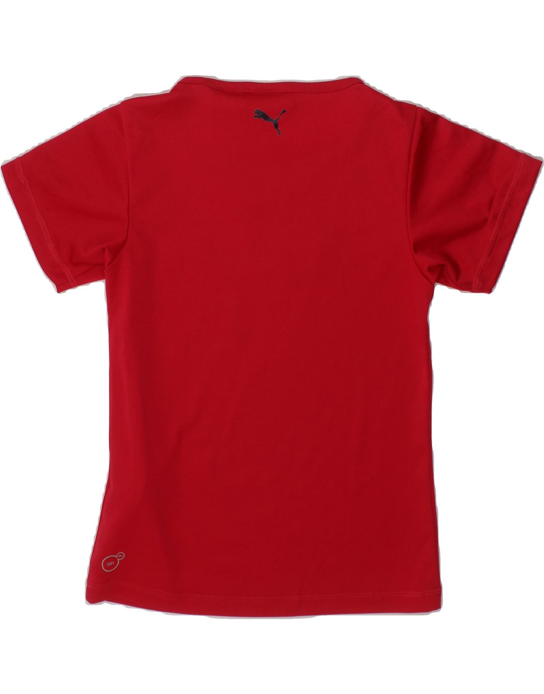 PUMA Girls Graphic T-Shirt Top 7-8 Years Small Pink Polyester Vintage Puma and Second-Hand Puma from Messina Hembry 